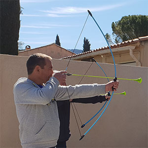 tir à l'arc gonflable